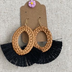 Rattan Earrings